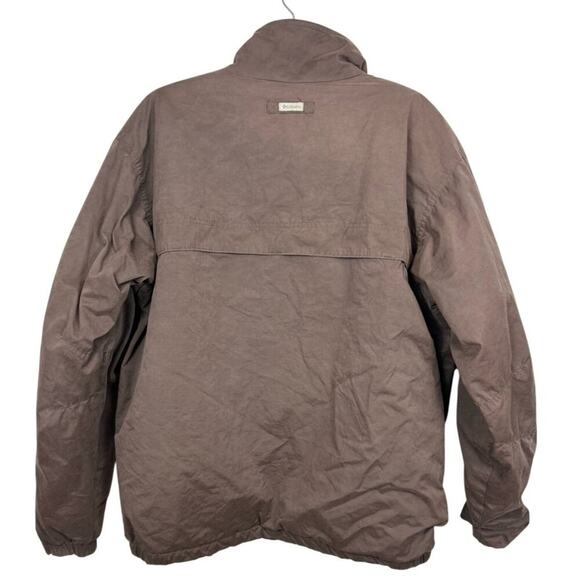 Columbia Mens Tall Brown & Olive Full-Zip Jacket With Fleece Lining Size LT - Picture 3 of 7